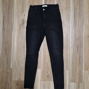 Madewell High Rise Black Women's Jeans